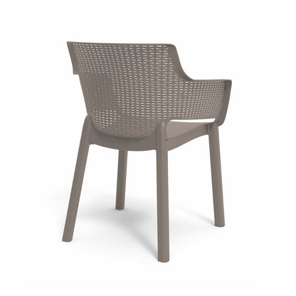 Scaun de grădină din plastic Eva, model cappuccino