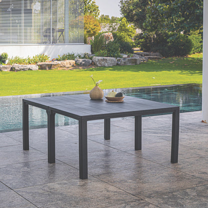 Set de mobilier de grădină Jueva II cu 10 locuri, grafit
