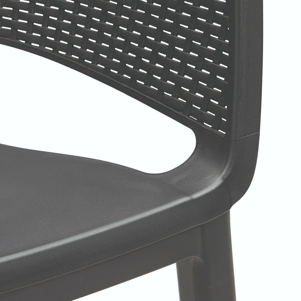 Set de mobilier de grădină Jueva cu 10 locuri, grafit