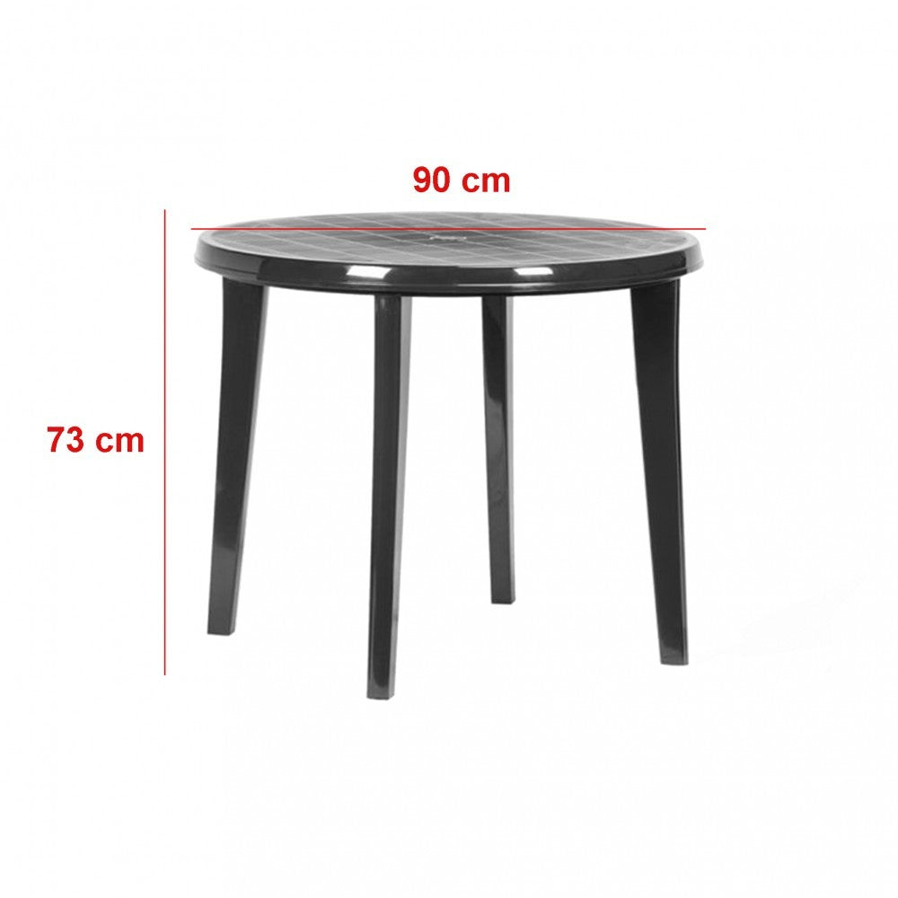 Set mobilier de grădină Malisa 4+1, grafit