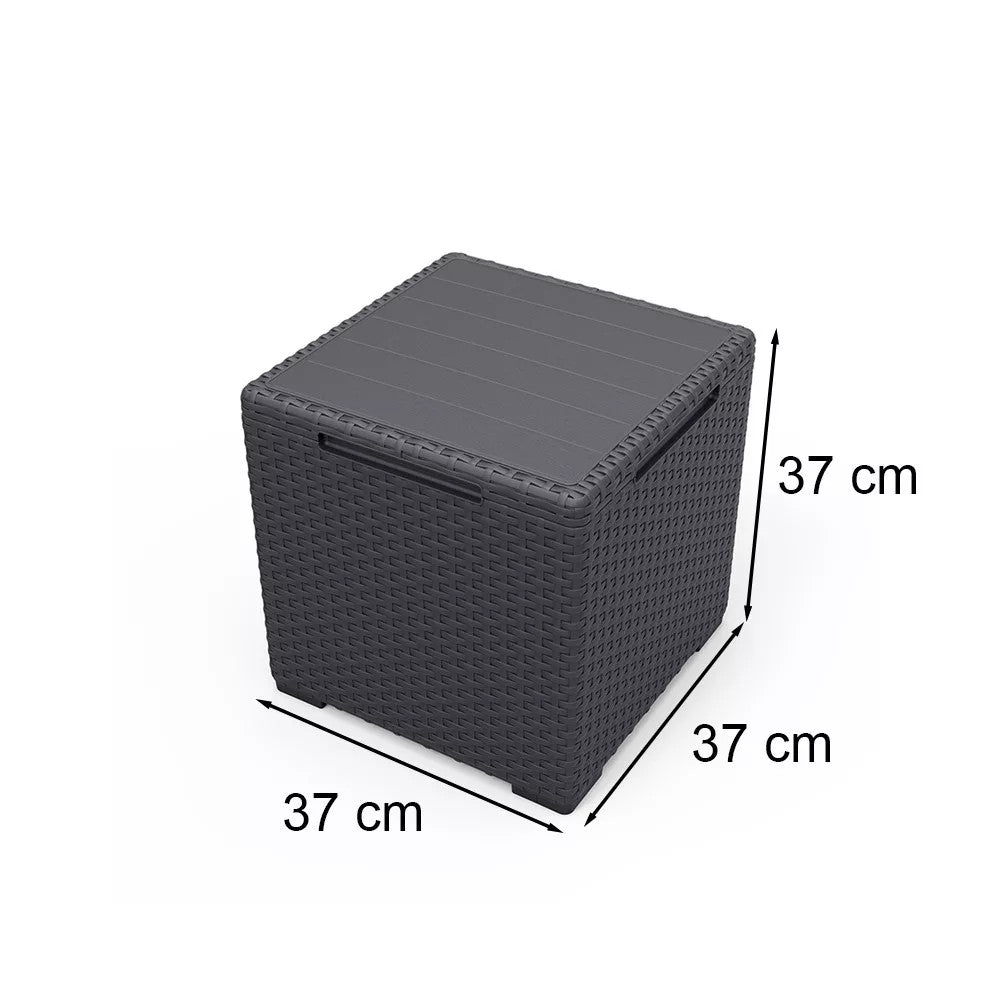 Set mobilier de grădină Iowa Balcon cu masă Vigo grafit