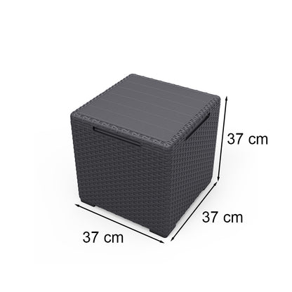 Set mobilier de grădină Eva Balcony cu masă Vigo grafit