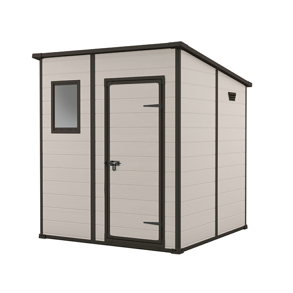 Șopron de scule din plastic Manor 6x4 bej