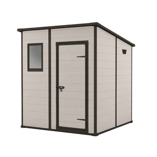 Șopron de scule din plastic Manor 6x4 bej