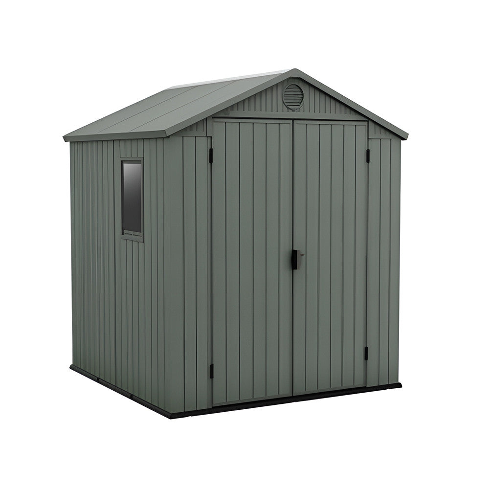 Căsuță de grădină din plastic Darwin 6x6, verde