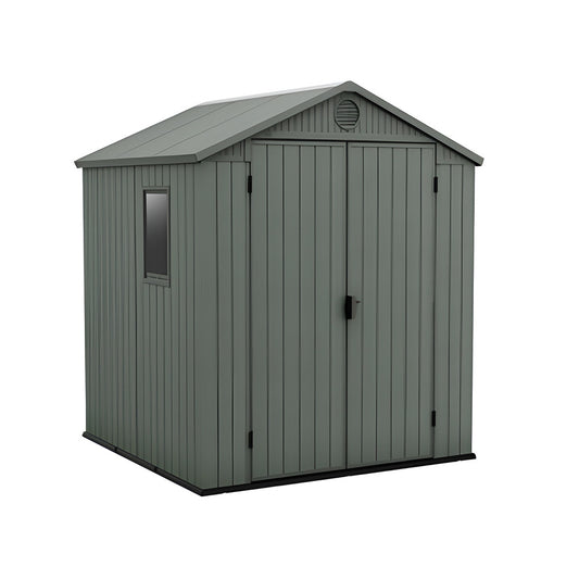 Căsuță de grădină din plastic Darwin 6x6, verde