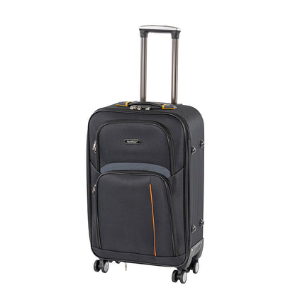 Valiză medie ușoară TravelLux moale 68x45x25 cm neagră