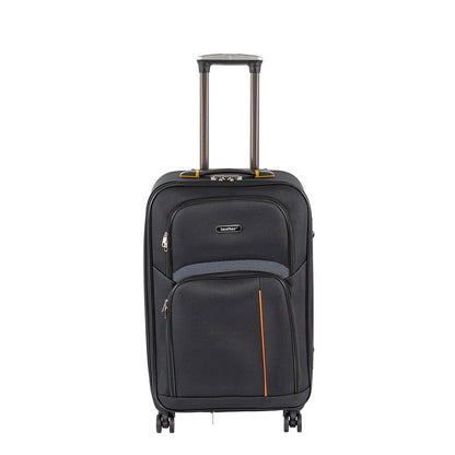 Valiză medie ușoară TravelLux moale 68x45x25 cm neagră
