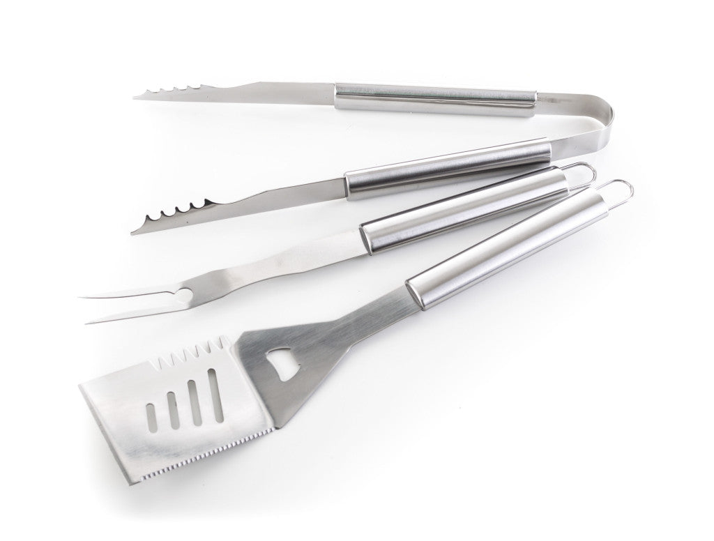 Set de scule pentru grătar G21, 17 bucăți, cutie de aluminiu