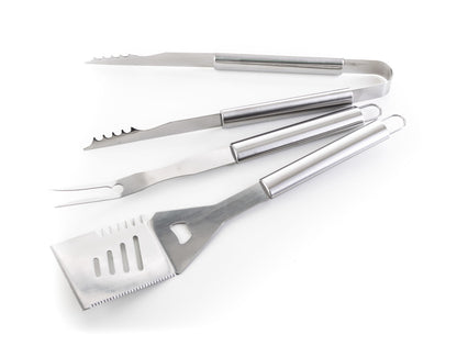 Set de scule pentru grătar G21, 17 bucăți, cutie de aluminiu