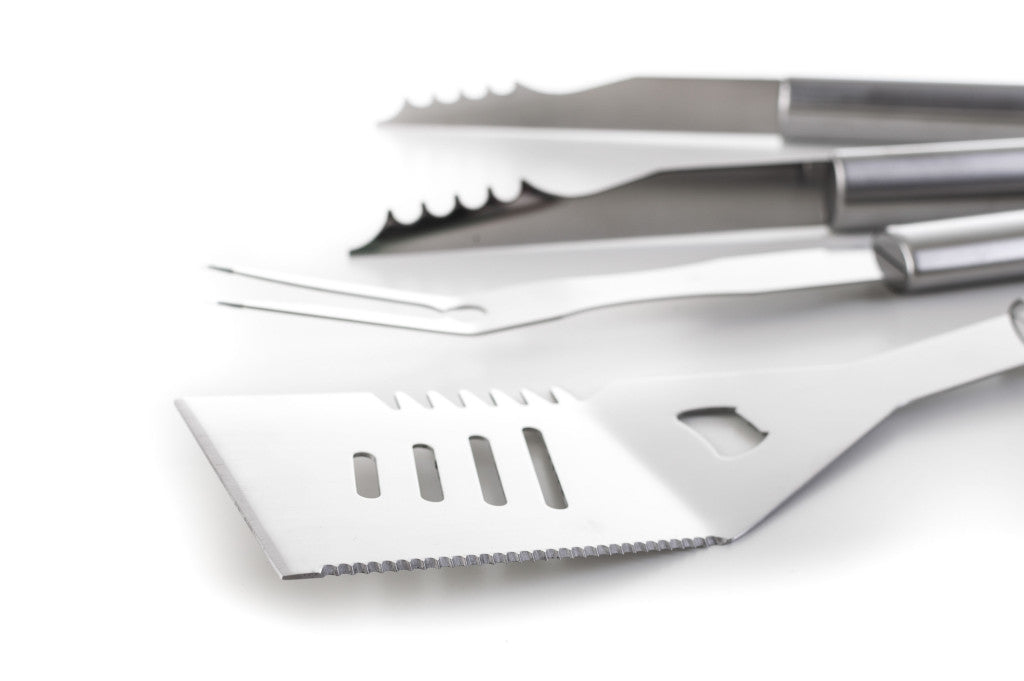 Set de scule pentru grătar G21, 17 bucăți, cutie de aluminiu
