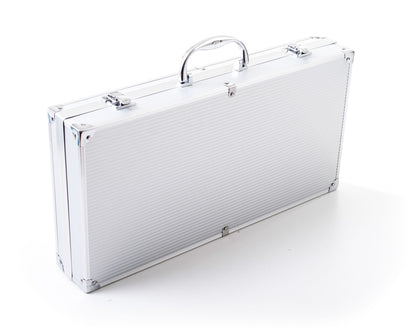 Set de scule pentru grătar G21, 17 bucăți, cutie de aluminiu