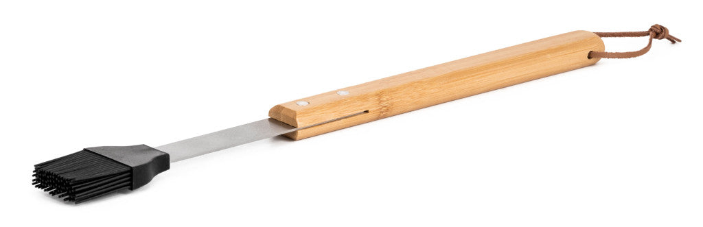 Instrumente pentru grătar G21, aparat de fragezit carne cu mâner din lemn