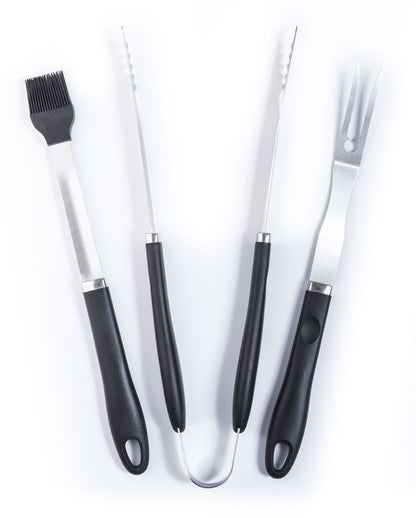 Set de 3 scule pentru grătar G21, oțel inoxidabil