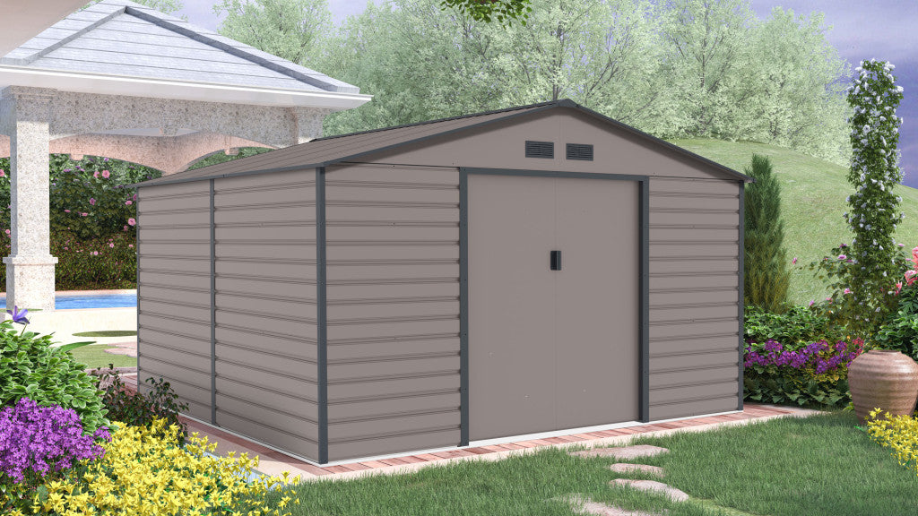 G21 GAH 1085 cutie de depozitare pentru grădină 340 x 319 cm, gri