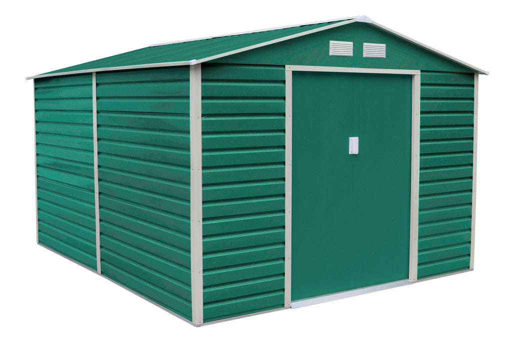 G21 GAH 1085 cutie de depozitare pentru grădină - 340 x 319 cm, verde