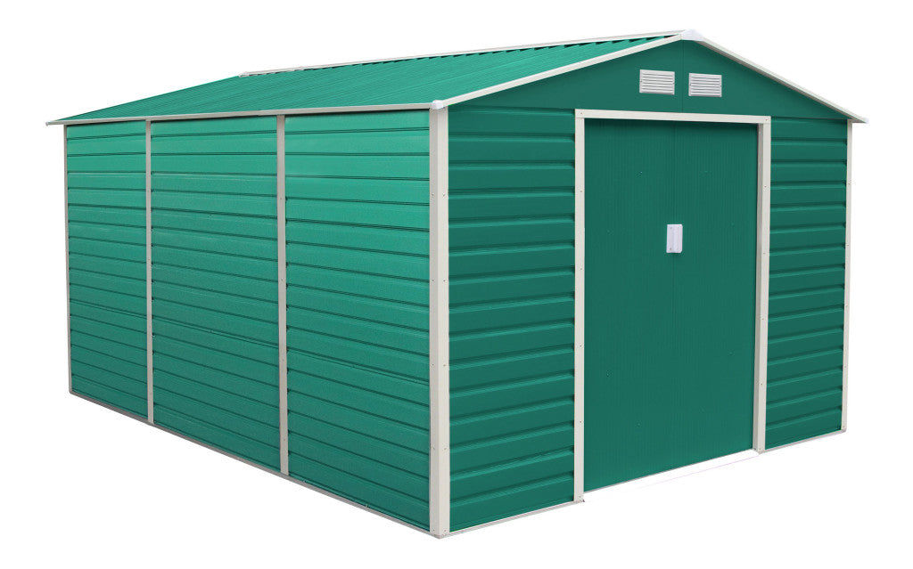 G21 GAH 1300 cutie de depozitare pentru grădină - 340 x 382 cm, verde