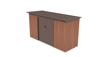 G21 GRAH 483 cutie de depozitare pentru grădină - 340 x 142 cm, maro
