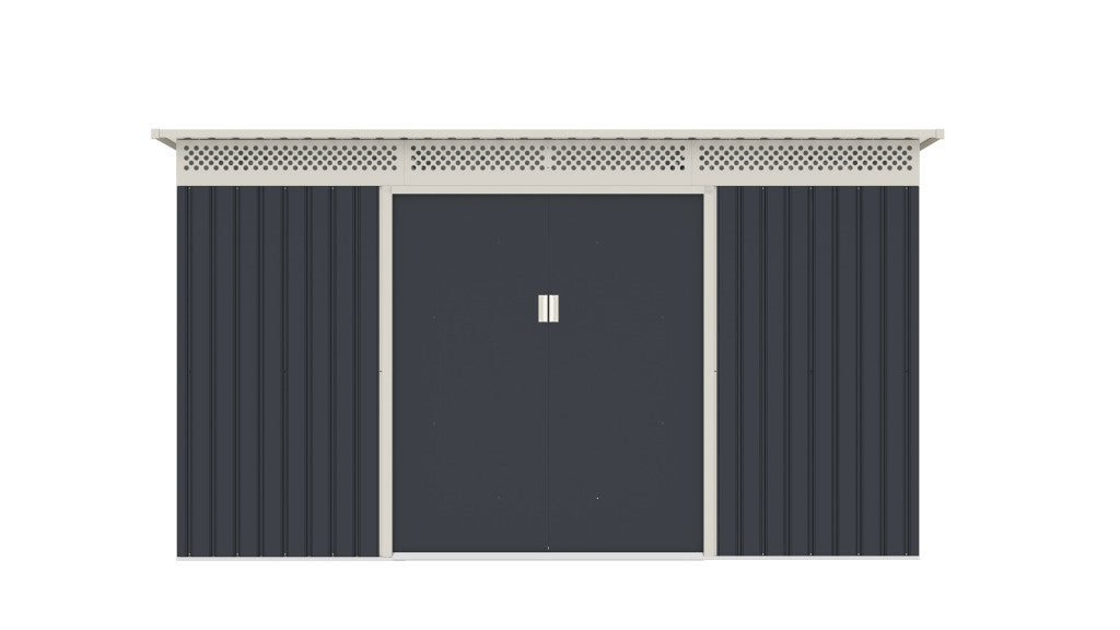 G21 GRAH 915 cutie de depozitare pentru grădină - 340 x 269 cm, antracit