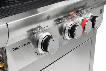 Grătar pe gaz G21 California BBQ Premium line, 4 arzătoare + reductor de presiune gratuit