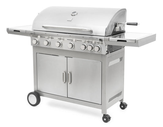 Grătar pe gaz G21 Mexico BBQ Premium line, 7 arzătoare + reductor de presiune gratuit