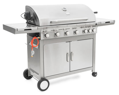 Grătar pe gaz G21 Mexico BBQ Premium line, 7 arzătoare + reductor de presiune gratuit