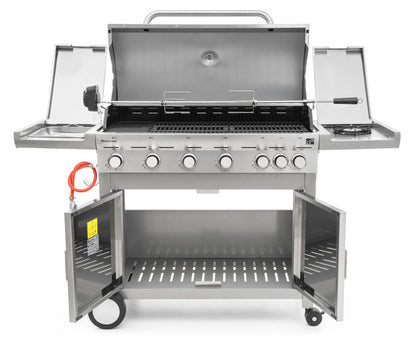 Grătar pe gaz G21 Mexico BBQ Premium line, 7 arzătoare + reductor de presiune gratuit