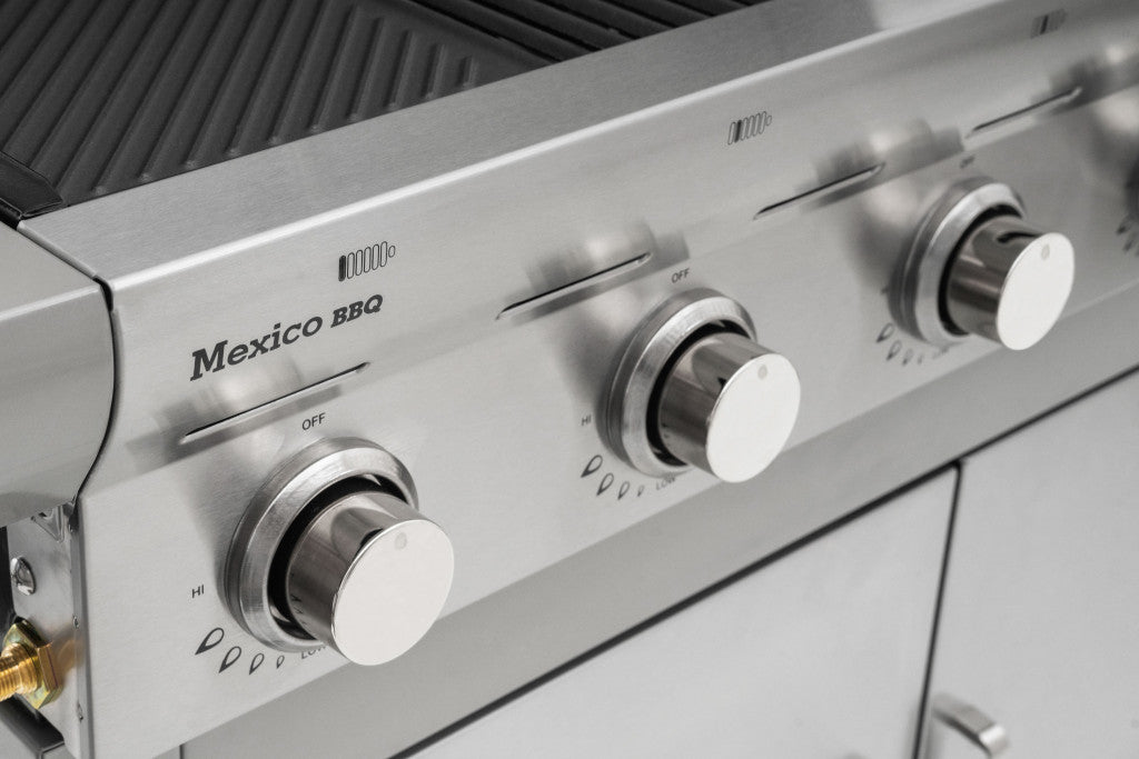Grătar pe gaz G21 Mexico BBQ Premium line, 7 arzătoare + reductor de presiune gratuit