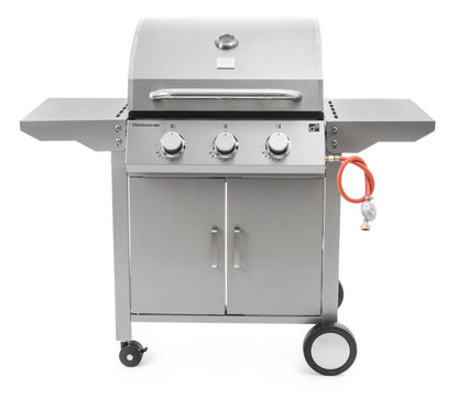 Grătar pe gaz G21 Oklahoma BBQ Premium line, 3 arzătoare + reductor de presiune gratuit