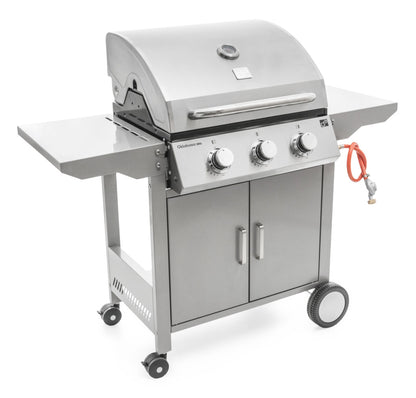Grătar pe gaz G21 Oklahoma BBQ Premium line, 3 arzătoare + reductor de presiune gratuit
