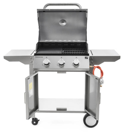 Grătar pe gaz G21 Oklahoma BBQ Premium line, 3 arzătoare + reductor de presiune gratuit