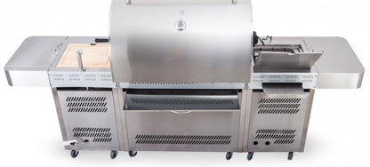 Grătar pe gaz G21 Nevada BBQ kitchen Premium Line, 8 arzătoare + reductor de presiune gratuit