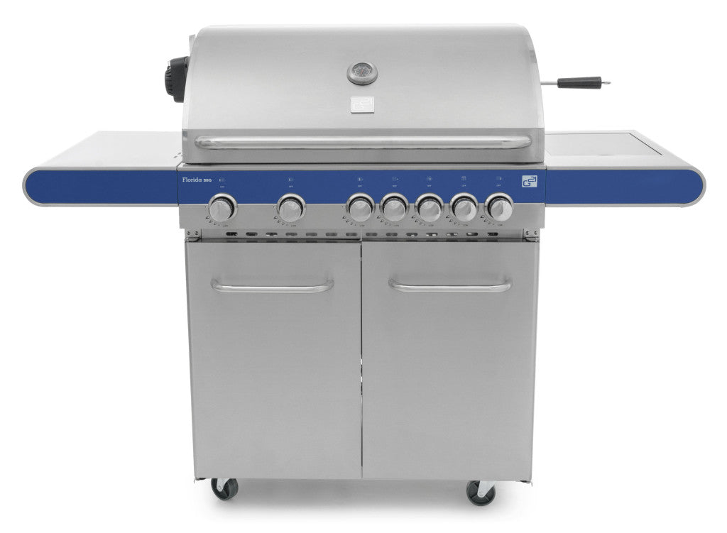 Grătar pe gaz G21 Florida BBQ Premium line, 7 arzătoare + reductor de presiune gratuit