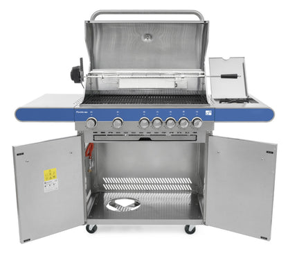 Grătar pe gaz G21 Florida BBQ Premium line, 7 arzătoare + reductor de presiune gratuit