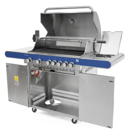 Grătar pe gaz G21 Florida BBQ Premium line, 7 arzătoare + reductor de presiune gratuit