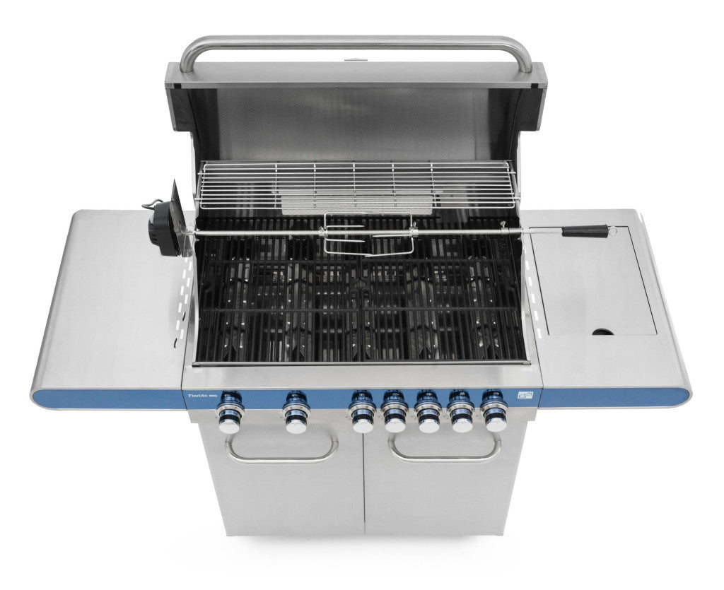 Grătar pe gaz G21 Florida BBQ Premium line, 7 arzătoare + reductor de presiune gratuit