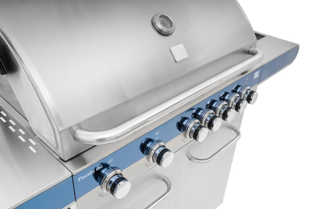 Grătar pe gaz G21 Florida BBQ Premium line, 7 arzătoare + reductor de presiune gratuit