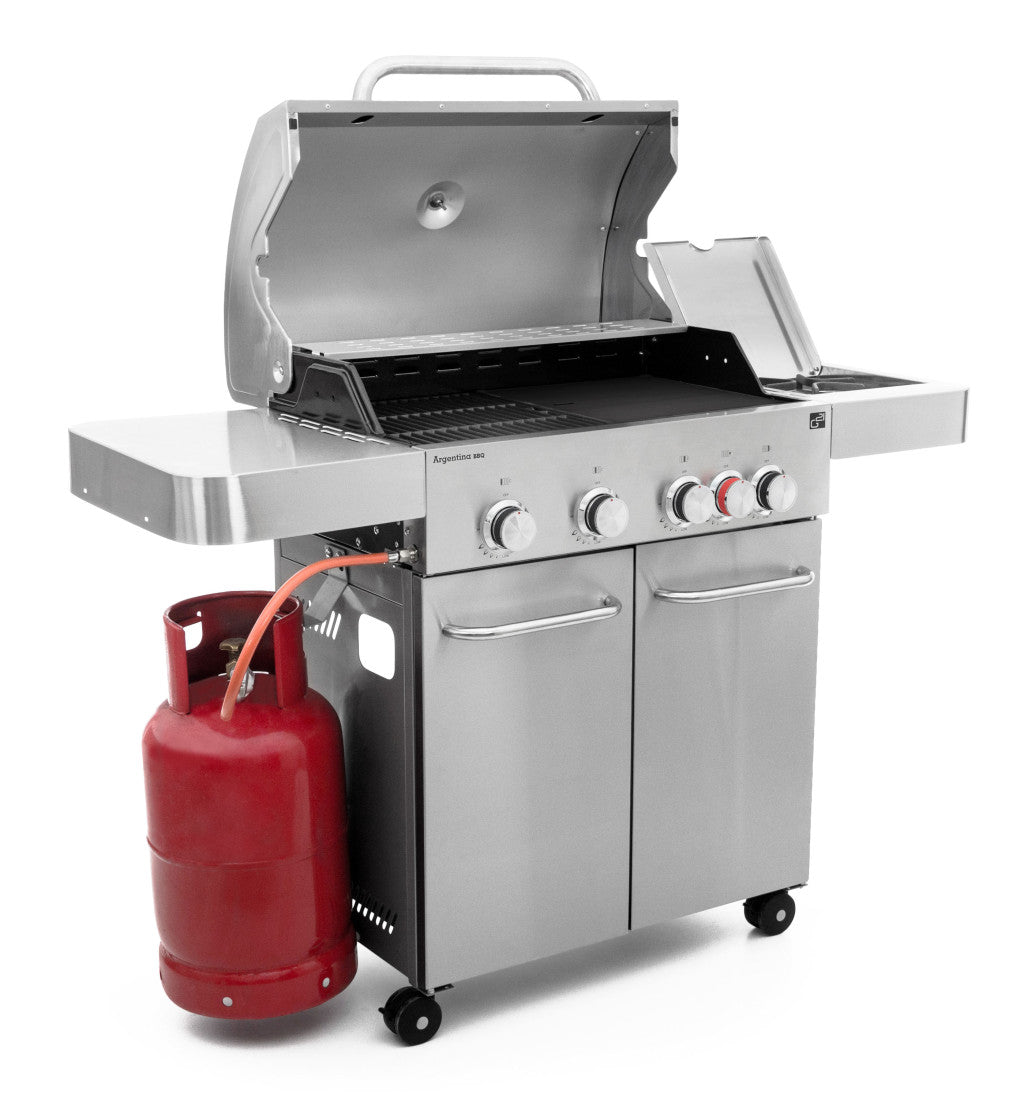 Grătar pe gaz G21 Argentina BBQ Premium Line, 5 arzătoare + reductor de presiune gratuit