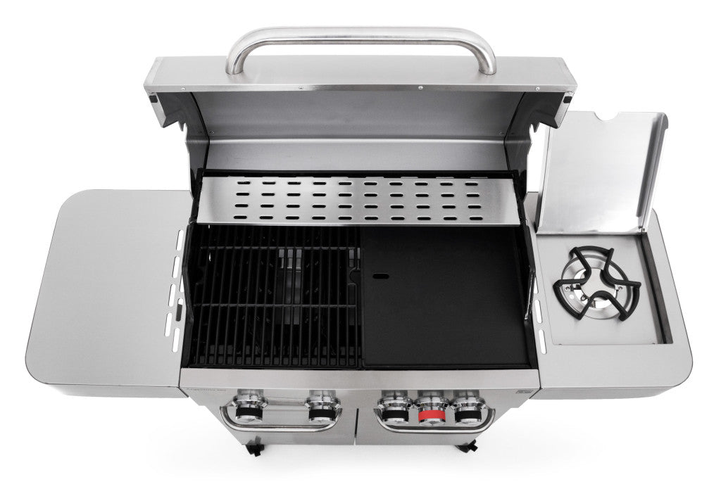 Grătar pe gaz G21 Argentina BBQ Premium Line, 5 arzătoare + reductor de presiune gratuit