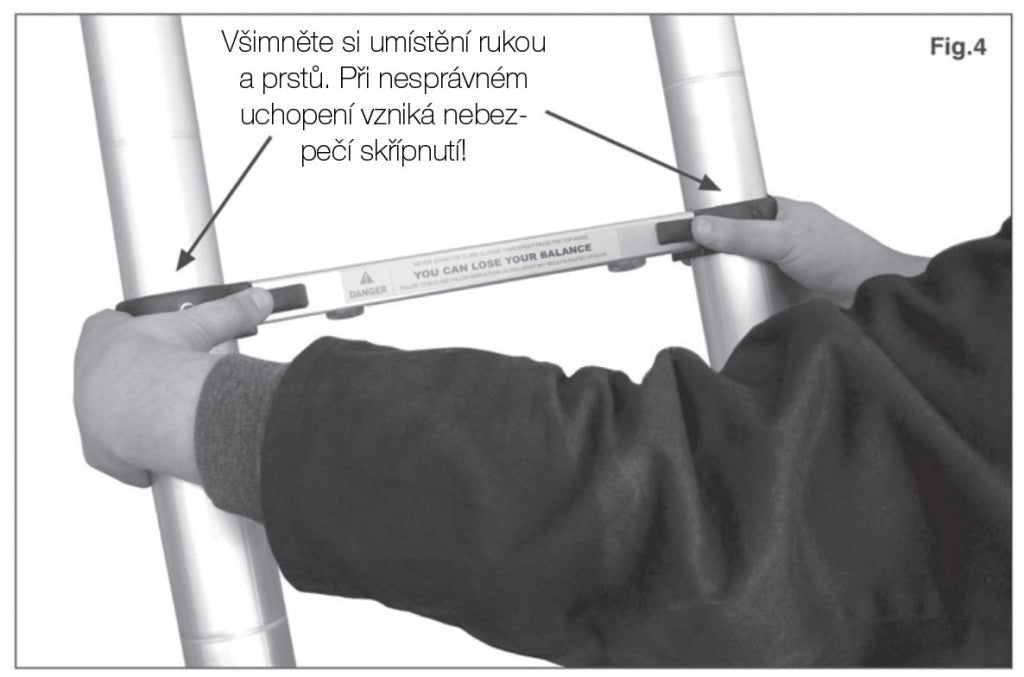 Scară telescopică G21 GA-TZ9-2.6M, aluminiu