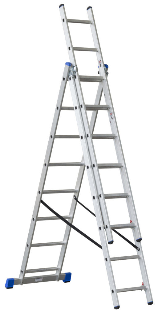 Scară G21 din trei părți 5,1 m, 3x8 trepte