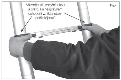 Scară telescopică din aluminiu G21 GA-TZ9+11-3.2M