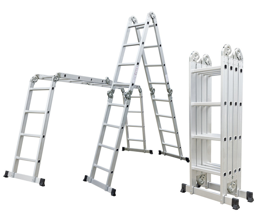 Scară multifuncțională G21 GA-SZ-4x4-4.6M, aluminiu