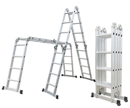 Scară multifuncțională G21 GA-SZ-4x4-4.6M, aluminiu