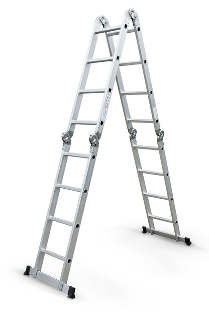 Scară multifuncțională G21 GA-SZ-4x4-4.6M, aluminiu
