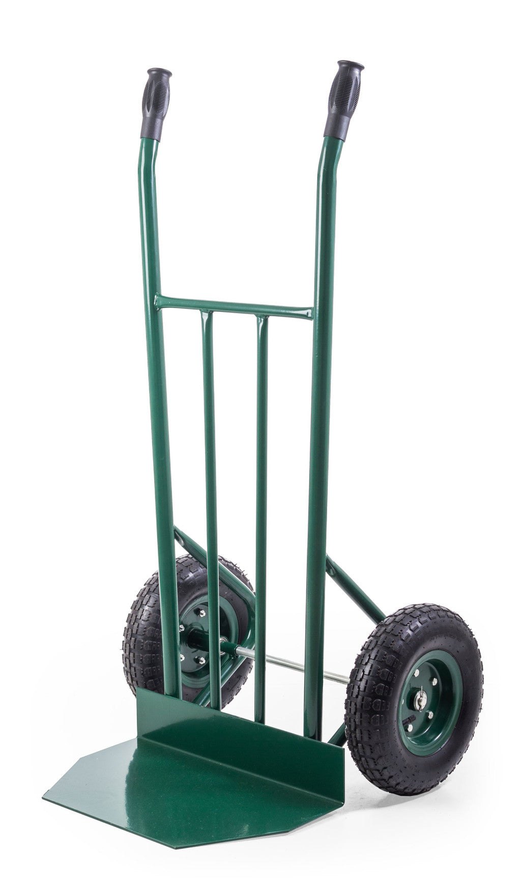 Cărucior de morar profesional G21, 280 kg, roți gonflabile, verde