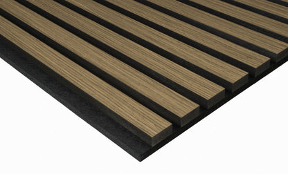 Panou acustic G21 270x60.5x2.1 cm, lemn de tec