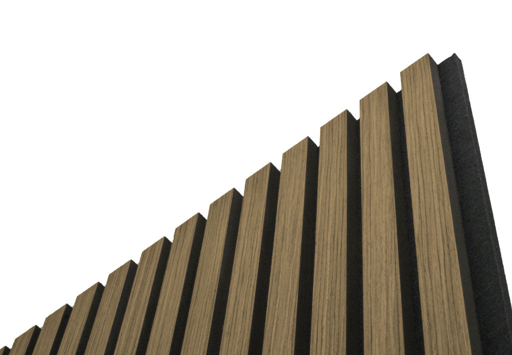 Panou acustic G21 270x60.5x2.1 cm, lemn de tec