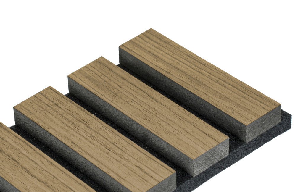 Panou acustic G21 270x60.5x2.1 cm, lemn de tec