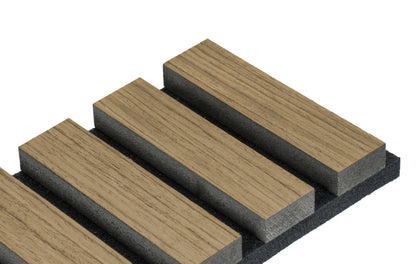 Panou acustic G21 270x60.5x2.1 cm, lemn de tec